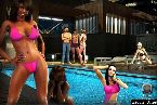 Fiesta de la piscina llena de chicas sexy en bikini apretado